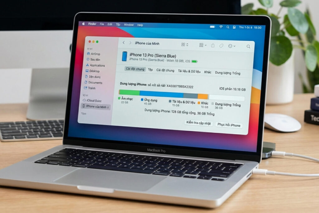 Cách kiểm tra dung lượng iPhone chính xác: Đọc hiểu dữ liệu và phát hiện máy độ ROM 8 Cách kiểm tra dung lượng iPhone