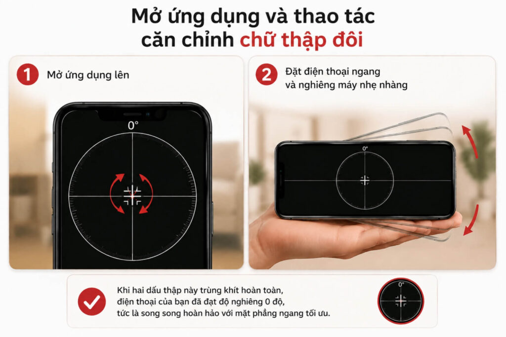 Hướng dẫn sử dụng la bàn trên iPhone: Đọc tọa độ, độ cao và sửa lỗi 7 Hướng dẫn sử dụng la bàn trên iPhone