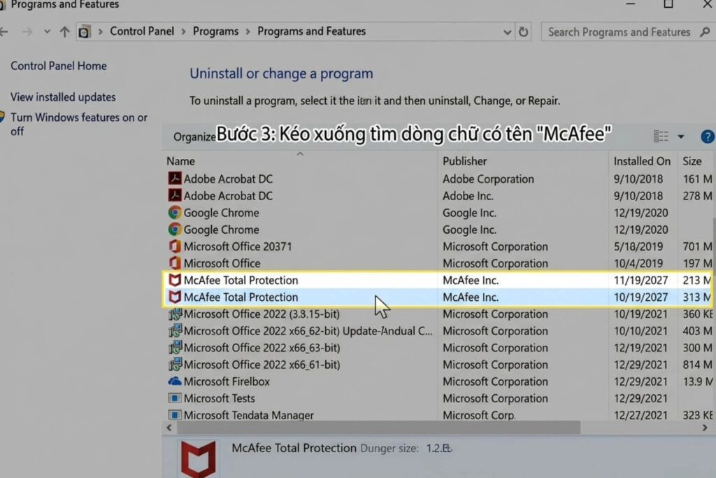 Phần mềm McAfee là gì? Có nên gỡ khỏi laptop mới để máy chạy nhẹ hơn? 13 mcafee la gi buoc 3 didongviet 1