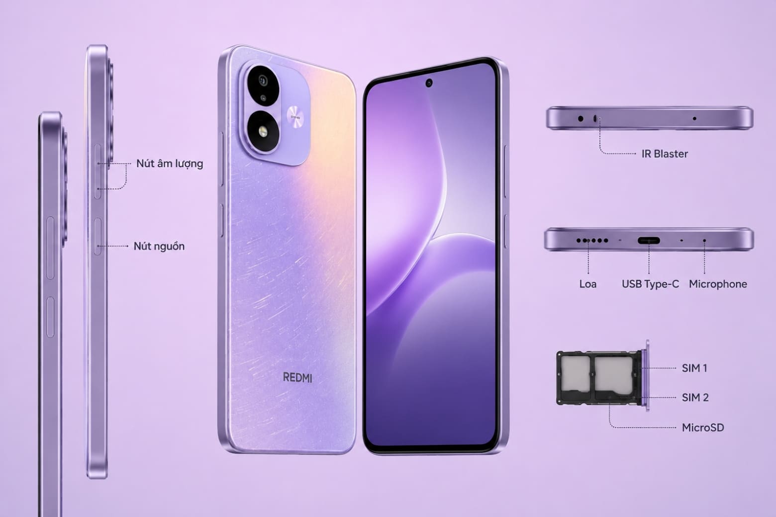 Mở hộp REDMI Note 17: Có gì bên trong và trải nghiệm đầu tiên? 11 Kiểm tra nhanh các nút bấm, cổng kết nối và khay SIM giúp đảm bảo máy hoạt động bình thường