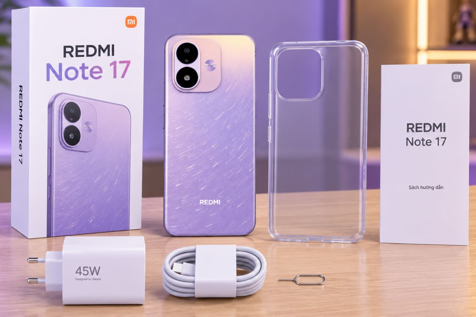 Mở hộp REDMI Note 17: Có gì bên trong và trải nghiệm đầu tiên? 8 Bộ phụ kiện đi kèm khá đầy đủ, đáp ứng nhu cầu sử dụng ngay sau khi khui hộp