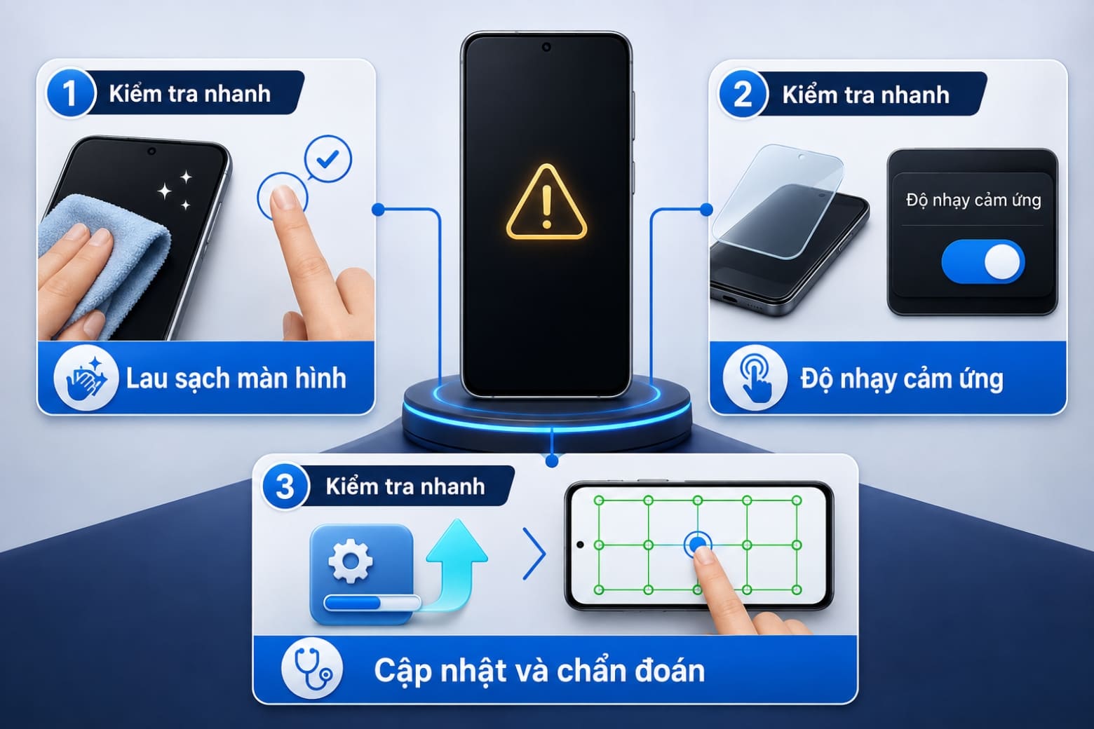 Cách nhấn 2 lần mở màn hình Samsung và xử lý khi không hoạt động 13 Tìm hiểu nguyên nhân và cách khắc phục lỗi chạm hai lần không phản hồi.