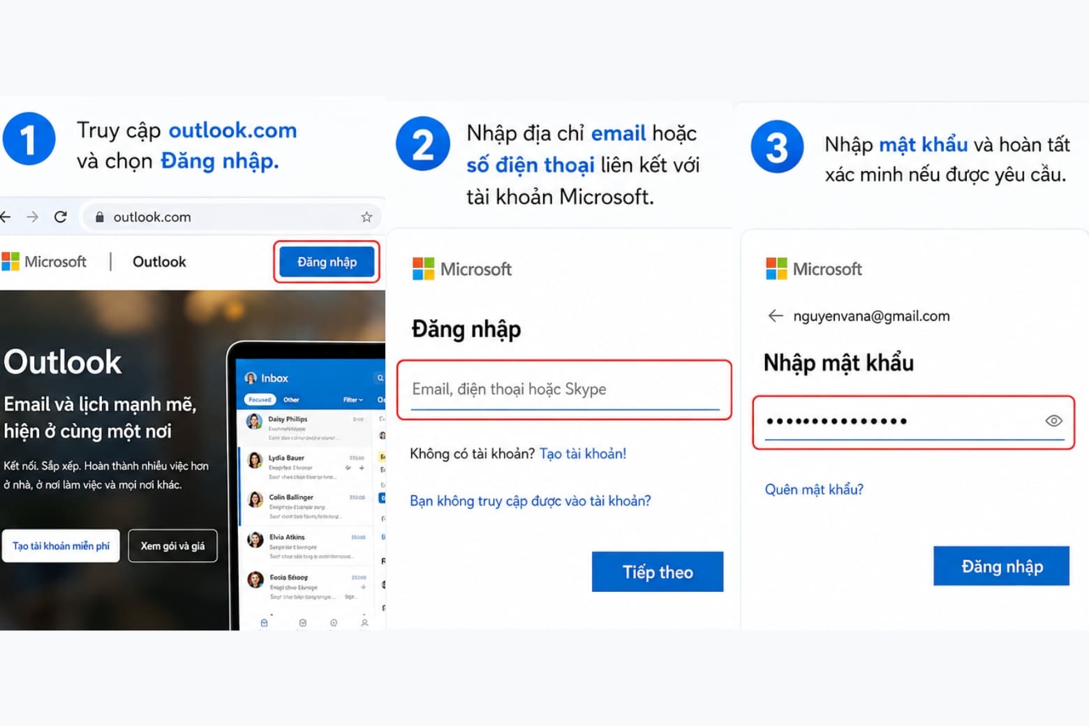 Outlook Mail là gì? Tính năng và cách sử dụng cho người mới 17 Truy cập Outlook Mail trực tiếp trên web để kiểm tra email nhanh chóng mọi lúc