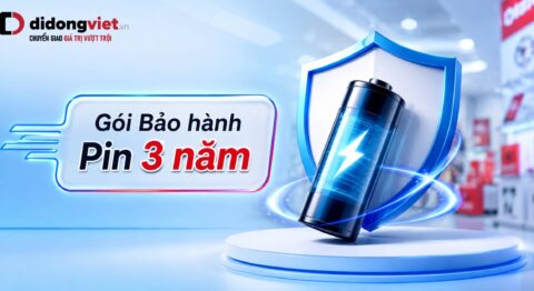 Gói Bảo hành Pin 3 năm tại Di Động Việt