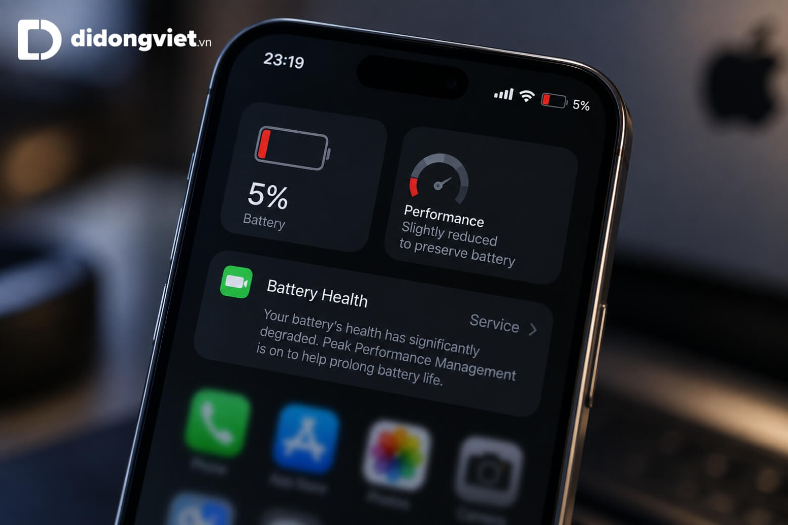 Pin iPhone còn bao nhiêu thì nên thay để máy luôn hoạt động tốt 6 Pin iPhone còn bao nhiêu thì nên thay khi máy giật lag