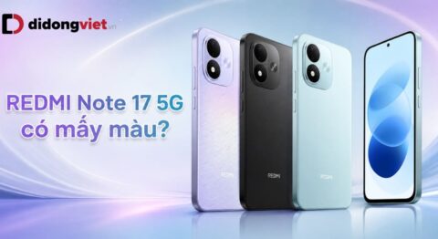 REDMI Note 17 5G có mấy màu?