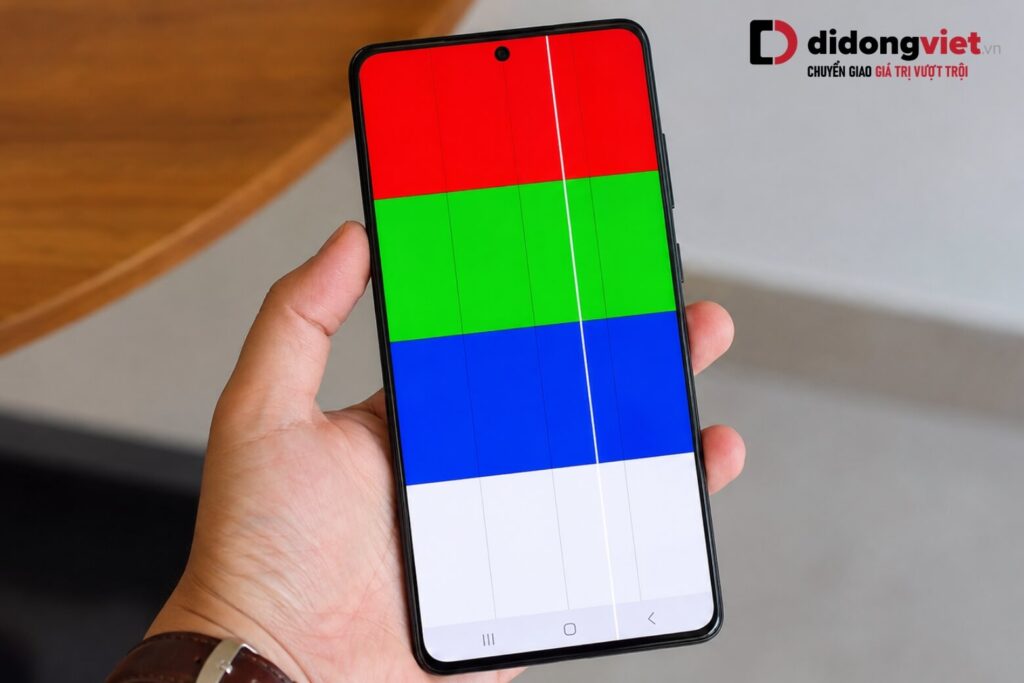 Điện thoại Samsung bị sọc màn hình: Nên sửa hay đổi máy mới? 4 Hướng dẫn kiểm tra lỗi sọc xanh màn hình samsung bằng mã lệnh cơ bản để xác định tình trạng tấm nền
