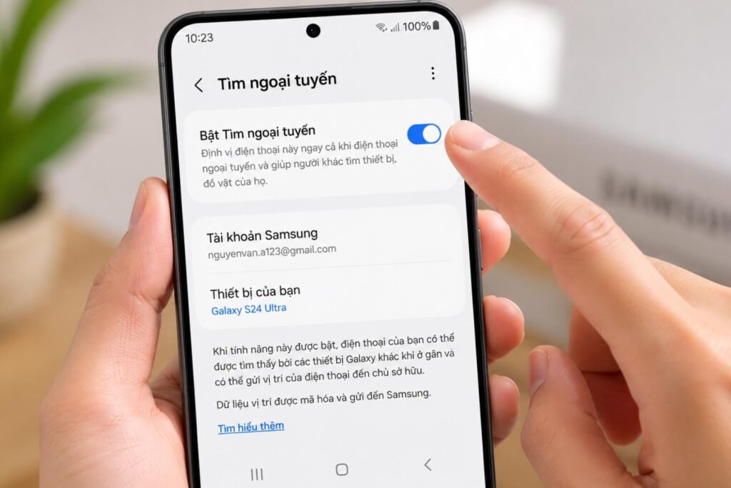 Hướng dẫn sử dụng Samsung Find để định vị và bảo vệ điện thoại 14 samsung find