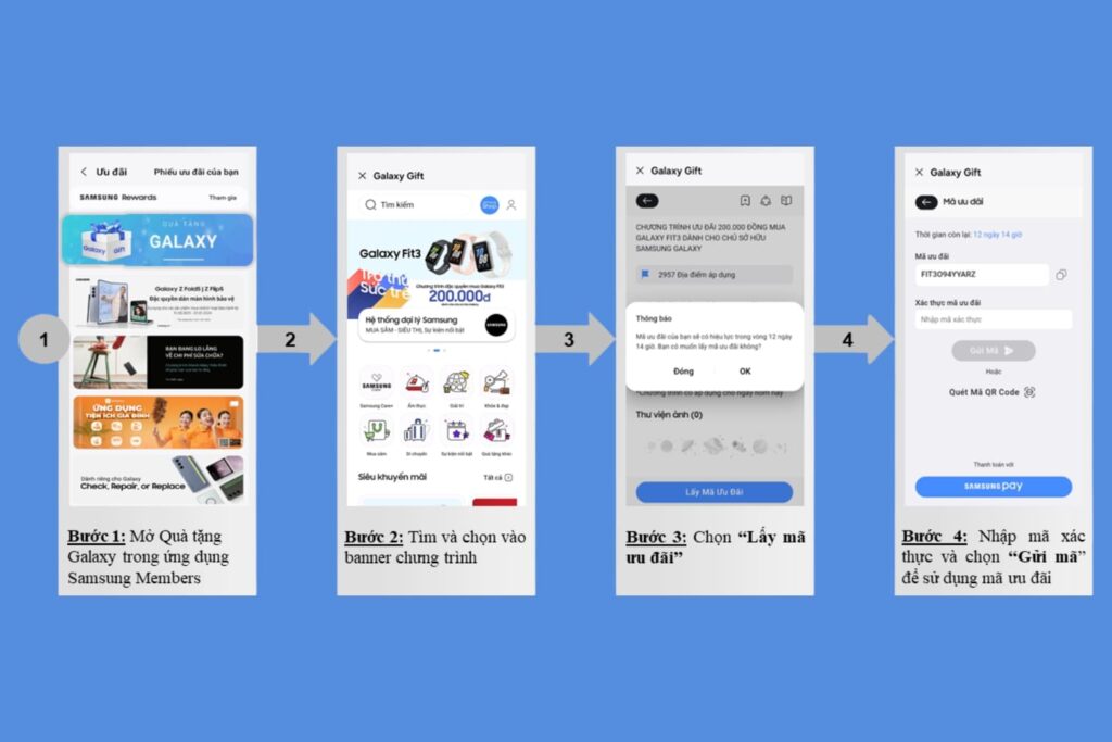 Trả góp Samsung bằng thẻ tín dụng: Ưu đãi 0% lãi suất kỳ hạn lên đến 24 tháng qua Samsung Members 9 samsung members tra gop the tin dung 24 thang di dong viet huong dan
