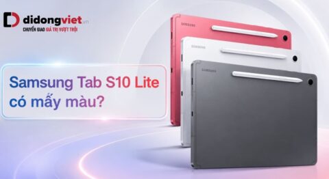 Samsung Tab S10 Lite có mấy màu?