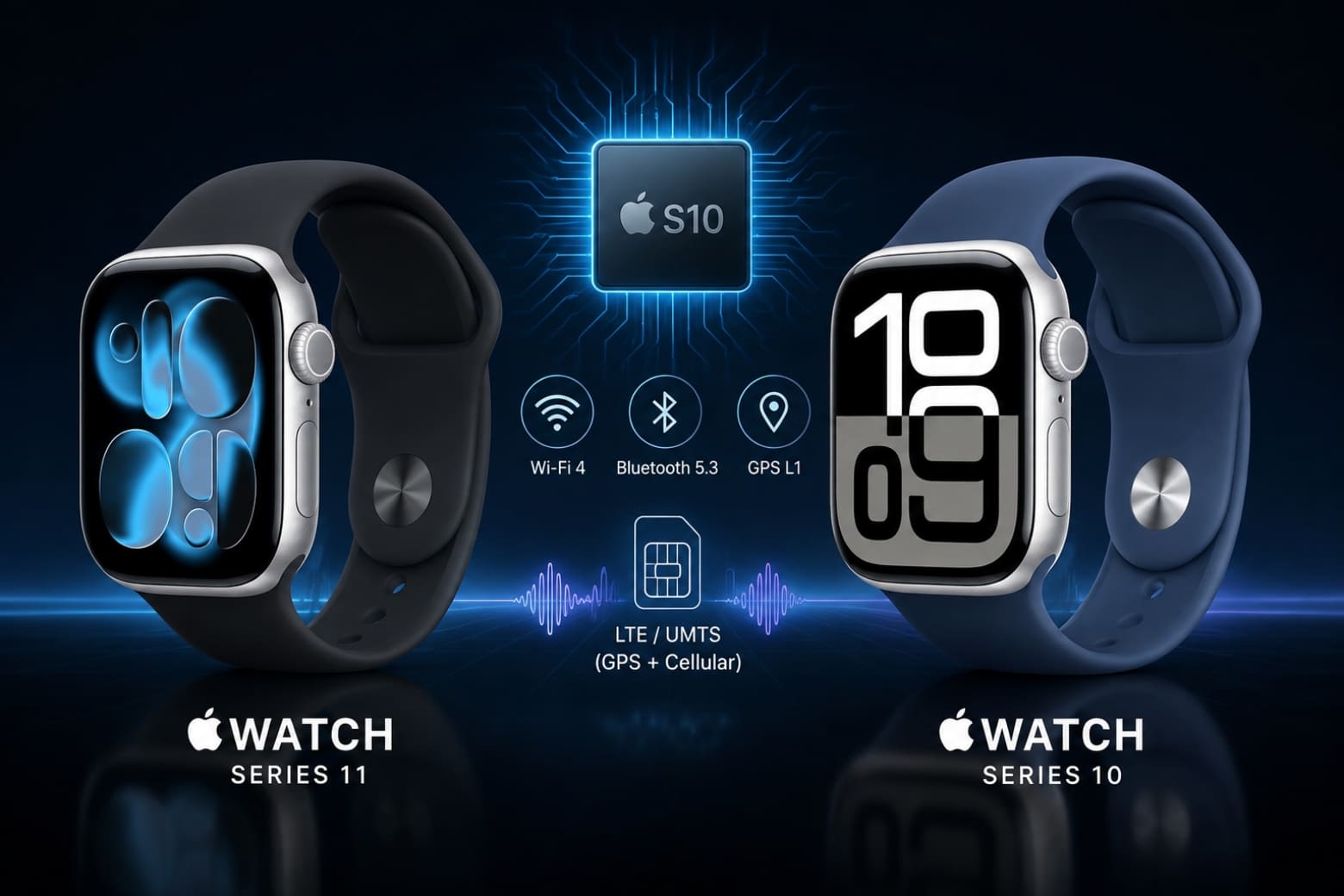 So sánh Apple Watch Series 11 và Apple Watch Series 10: Có gì khác? 9 Chip S10 giúp cả hai duy trì hiệu năng mạnh mẽ và trải nghiệm mượt mà