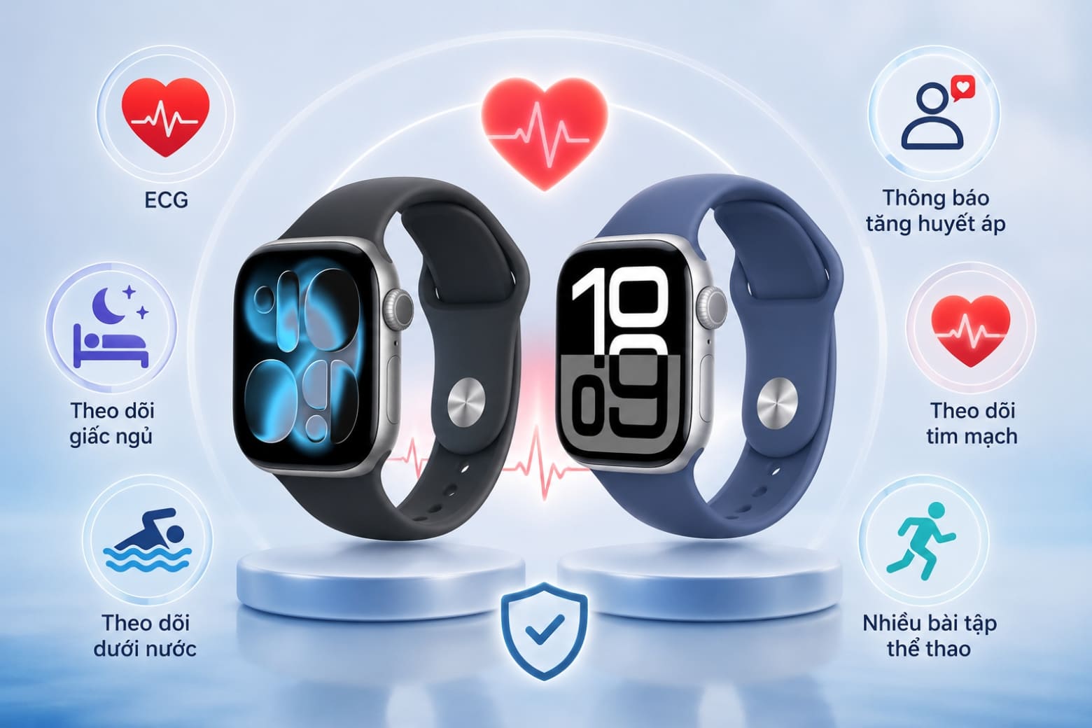 So sánh Apple Watch Series 11 và Apple Watch Series 10: Có gì khác? 10 Khả năng chăm sóc sức khỏe giữa hai thế hệ vẫn có nhiều điểm tương đồng