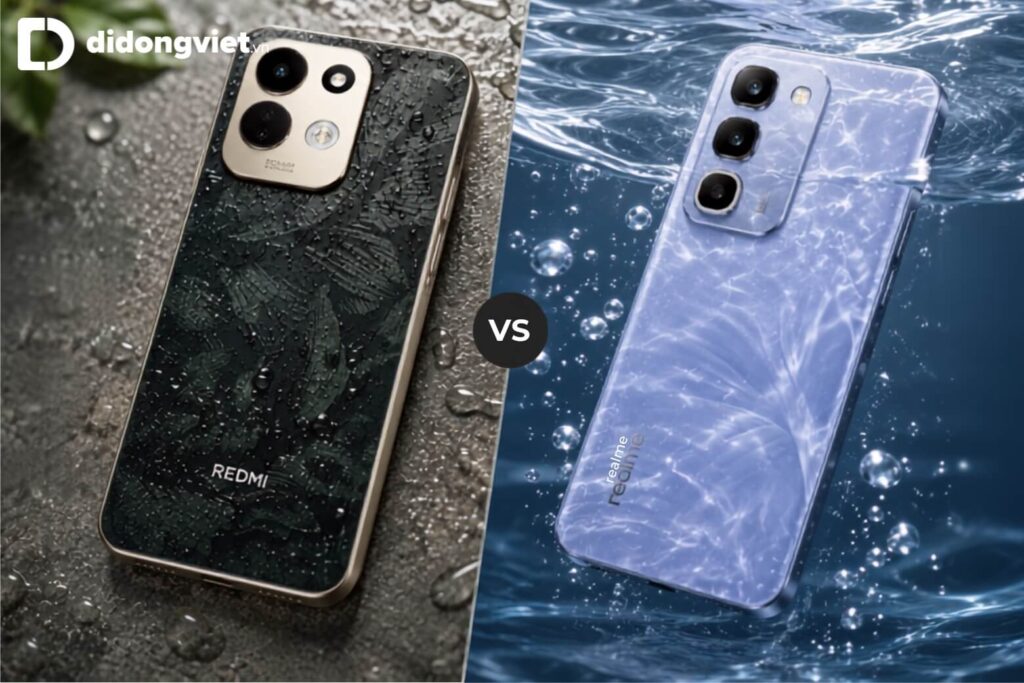 So sánh REDMI 17 và realme C100: Đánh giá chi tiết mức giá và nhu cầu sử dụng 6 Thử nghiệm khả năng kháng nước IP69 Pro trên realme C100 so với IP64