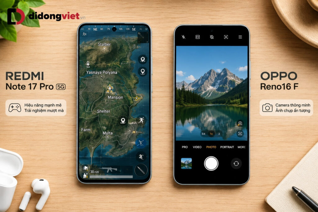 So sánh REDMI Note 17 Pro 5G và OPPO Reno16 F: Chọn đúng nhu cầu thực tế, không nhìn thông số ảo 6 So sánh REDMI Note 17 Pro 5G và OPPO Reno16 F