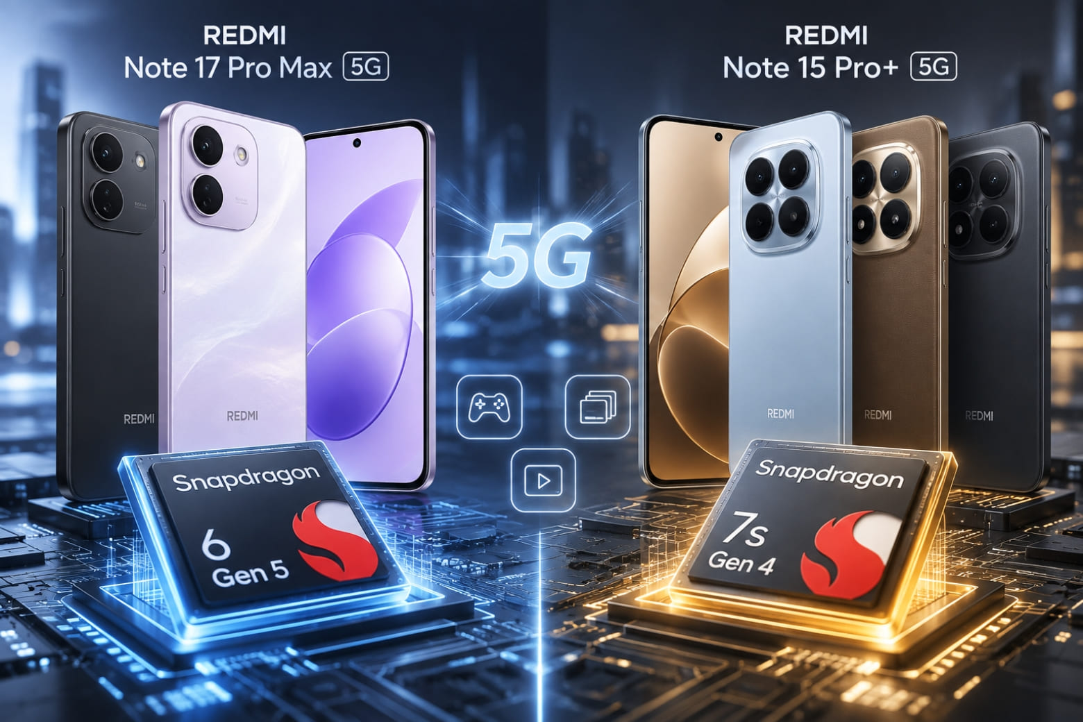 So sánh REDMI Note 17 Pro Max 5G và REDMI Note 15 Pro Plus: Nên chọn máy nào? 9 So sánh REDMI Note 17 Pro Max 5G và REDMI Note 15 Pro Plus
