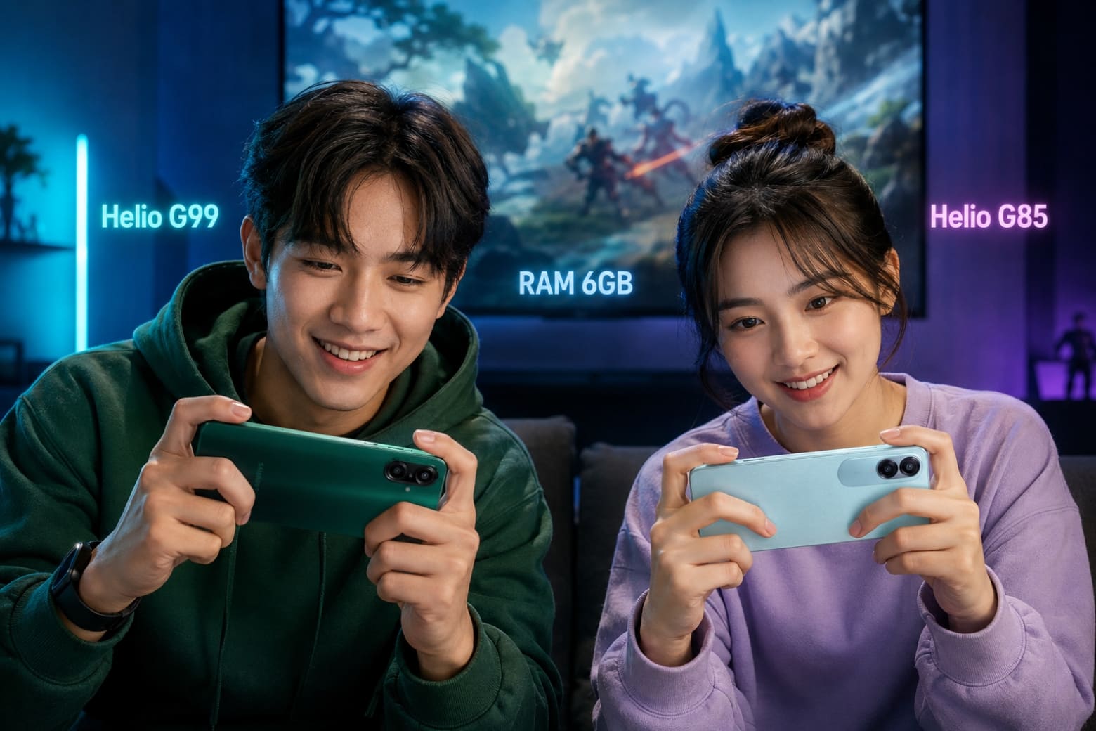 So sánh Samsung A07 và OPPO A58: Đâu là lựa chọn phù hợp hơn? 11 Chip Helio G99 giúp Galaxy A07 tạo lợi thế về hiệu năng và khả năng xử lý
