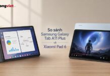 So sánh Samsung Galaxy Tab A11 Plus và Xiaomi Pad 6