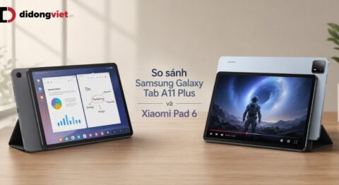 So sánh Samsung Galaxy Tab A11 Plus và Xiaomi Pad 6