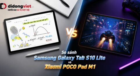 So sánh Samsung Galaxy Tab S10 Lite và Xiaomi POCO Pad M1