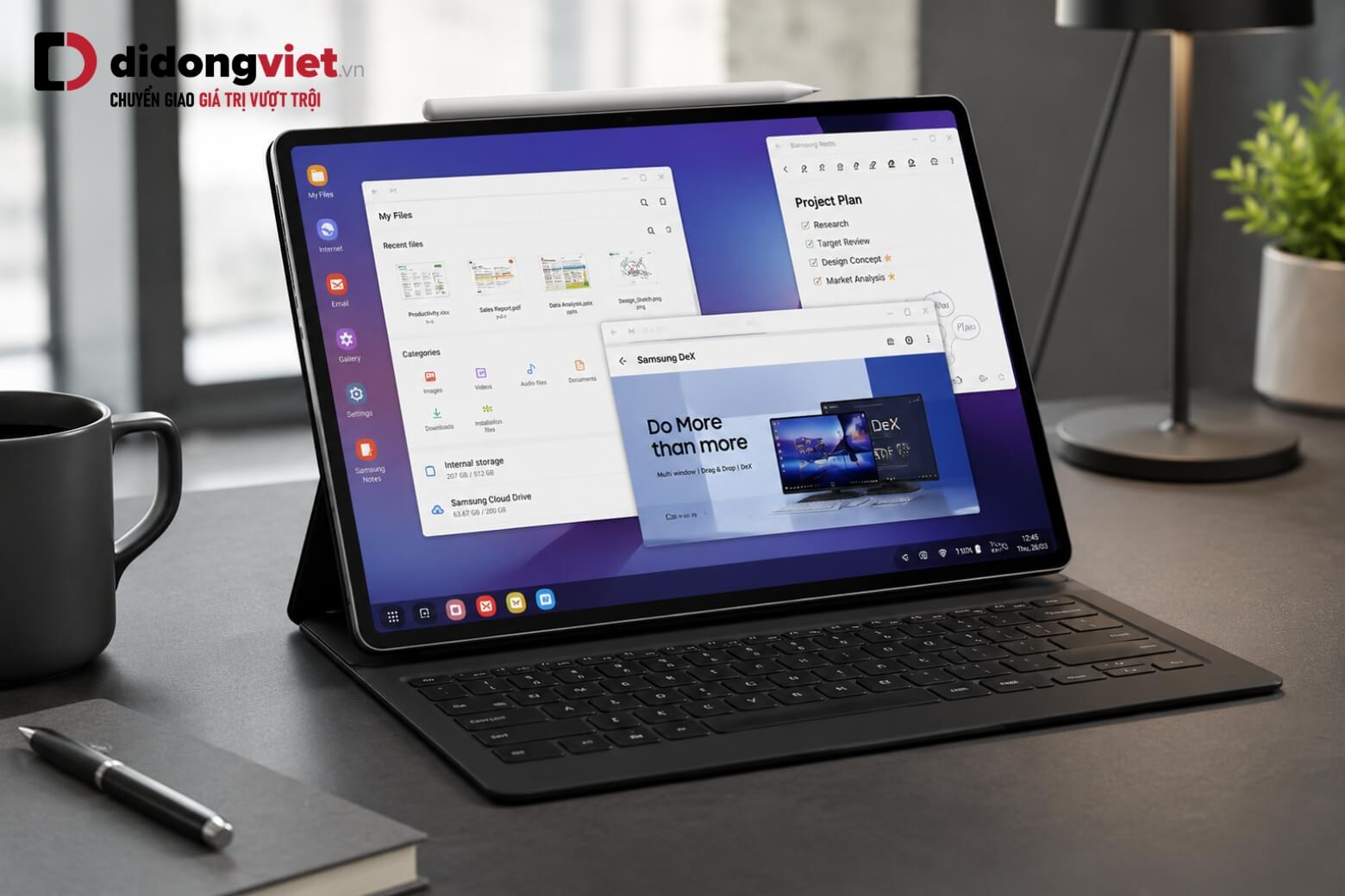 So sánh Samsung Galaxy Tab S10 Plus và HUAWEI MatePad Pro 12.2-inch: Chọn máy nào? 18 So sánh Samsung Galaxy Tab S10 Plus và HUAWEI MatePad Pro 12.2-inch giao diện DeX