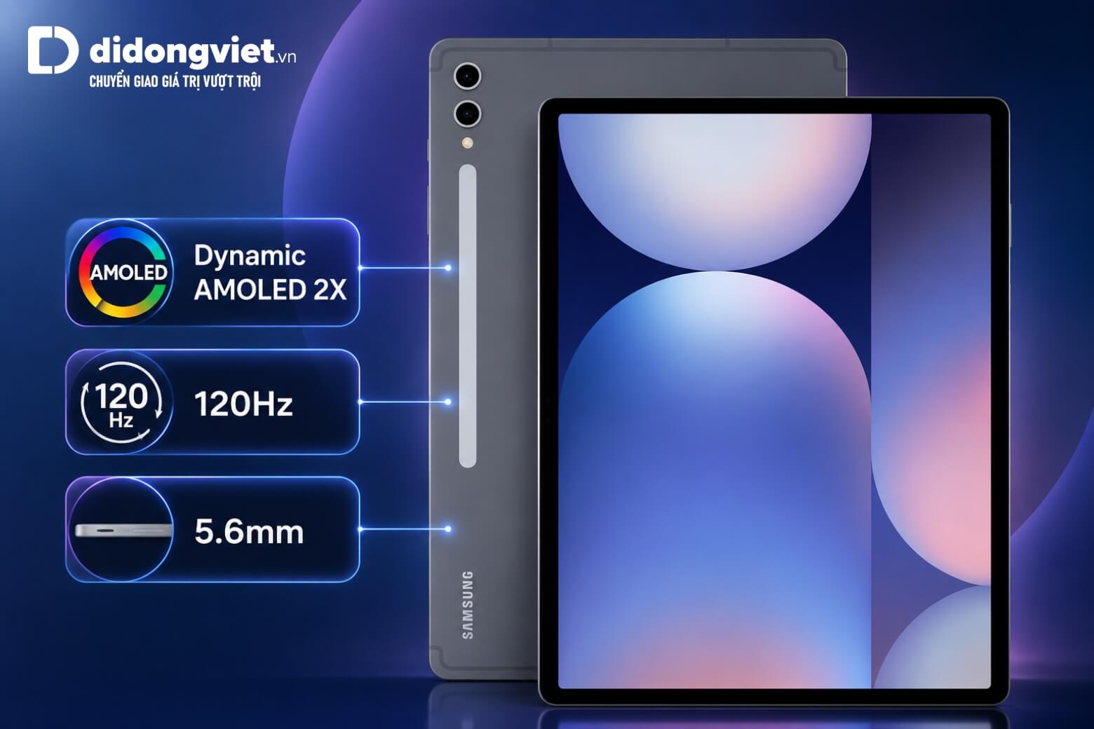 So sánh Samsung Galaxy Tab S10 Plus và iPad Air 6 M2 13 inch: Tablet nào tối ưu hơn? 8 So sánh Samsung Galaxy Tab S10 Plus và iPad Air 6 M2 13 inch màn hình AMOLED