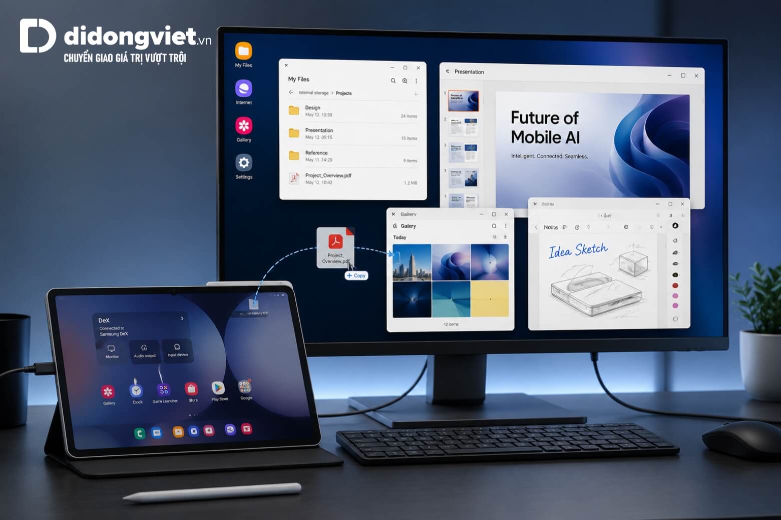 So sánh Samsung Galaxy Tab S10 Plus và Xiaomi Pad 6S Pro : Nên mua máy nào? 14 So sánh Samsung Galaxy Tab S10 Plus và Xiaomi Pad 6S Pro Samsung DeX