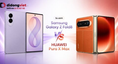 So sánh Samsung Galaxy Z Fold8 và HUAWEI Pura X Max