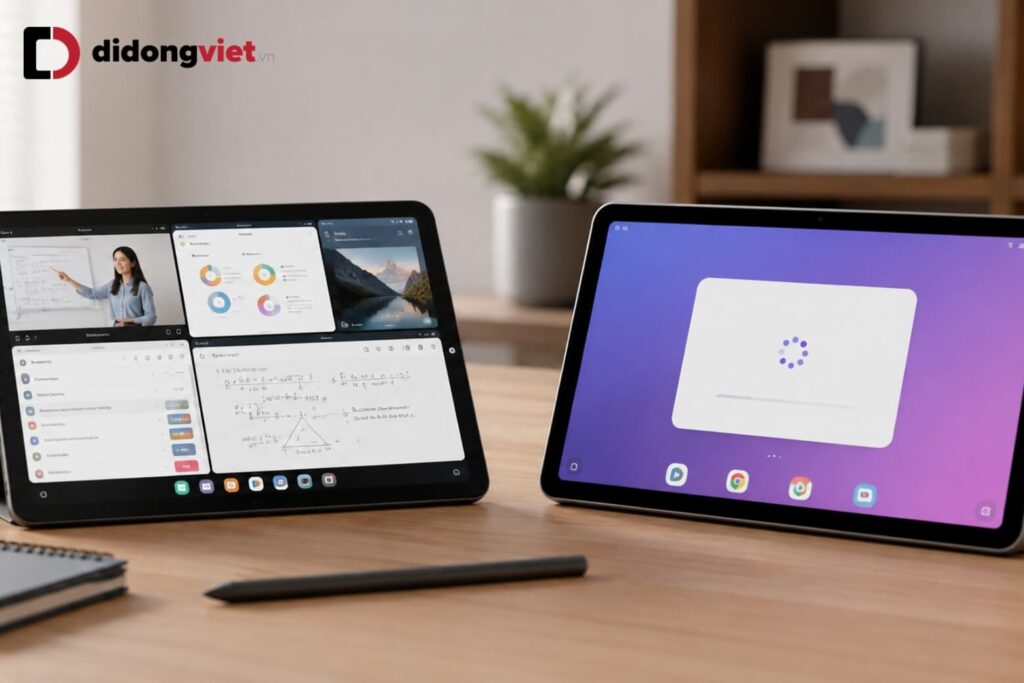 So sánh Samsung Tab A11 và Lenovo Tab M10 Gen 3: Chọn máy nào cho học tập và gia đình? 5 Galaxy Tab A11 mạnh hơn nhờ Helio G99 và RAM đến 8GB, cho đa nhiệm mượt mà.