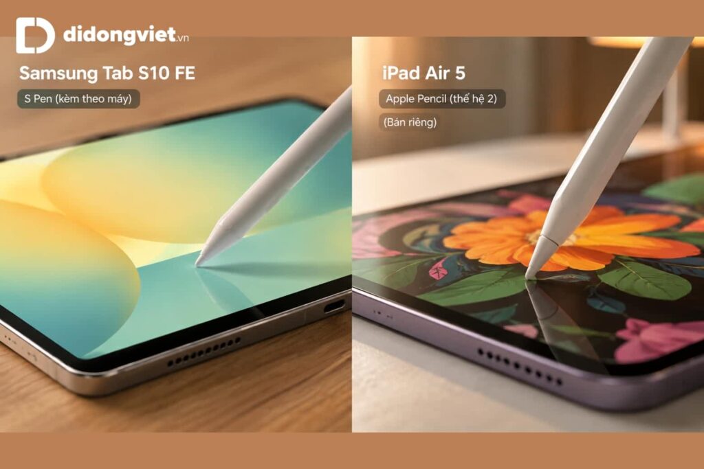 So sánh Samsung Tab S10 FE và iPad Air 5: Bài toán tổng chi phí sở hữu thực tế 5 So sánh Samsung Tab S10 FE và iPad Air 5: Bài toán tổng chi phí sở hữu thực tế
