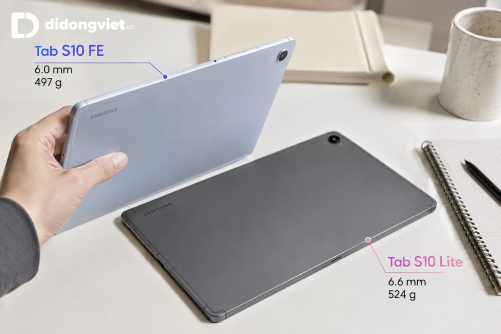 So sánh Samsung Tab S10 Lite và Tab S10 FE: Giải bài toán nhu cầu và chi phí 4 So sánh Samsung Tab S10 Lite và Tab S10 FE