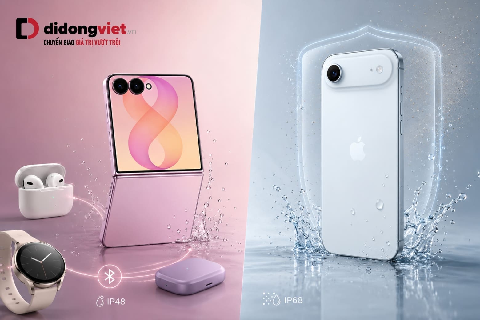 So sánh Samsung Z Flip8 và iPhone Air: Chọn gập hay siêu mỏng? 11 iPhone Air chống bụi tốt hơn, còn Z Flip8 linh hoạt với phụ kiện