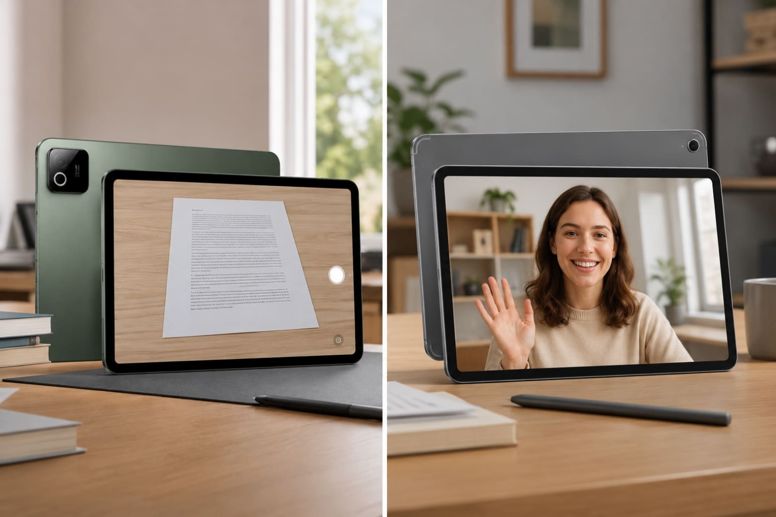 So sánh Xiaomi Pad 8 và Galaxy Tab S10 FE: Máy nào đáng chọn? 16 Camera trước 12MP giúp Samsung tạo lợi thế khi gọi video