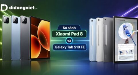 so sánh Xiaomi Pad 8 và Galaxy Tab S10 FE