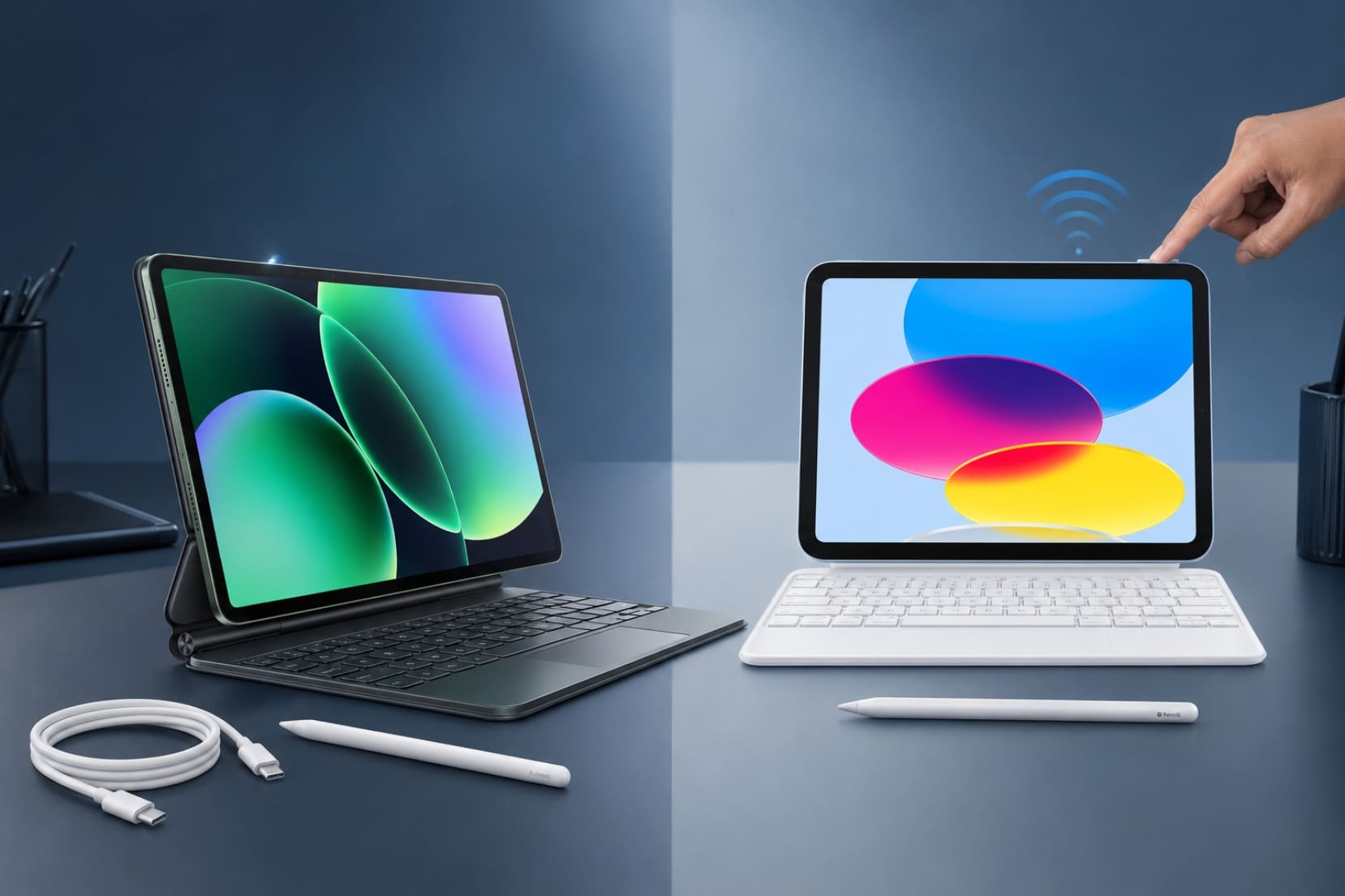 So sánh Xiaomi Pad 8 và iPad Gen 11: Nên mua máy nào? 16 Mỗi tablet sở hữu ưu thế riêng về kết nối, bảo mật và phụ kiện