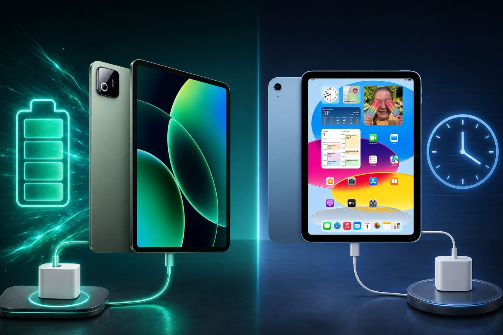So sánh Xiaomi Pad 8 và iPad Gen 11: Nên mua máy nào? 15 Xiaomi ghi điểm với pin lớn và sạc nhanh 45W tiện lợi