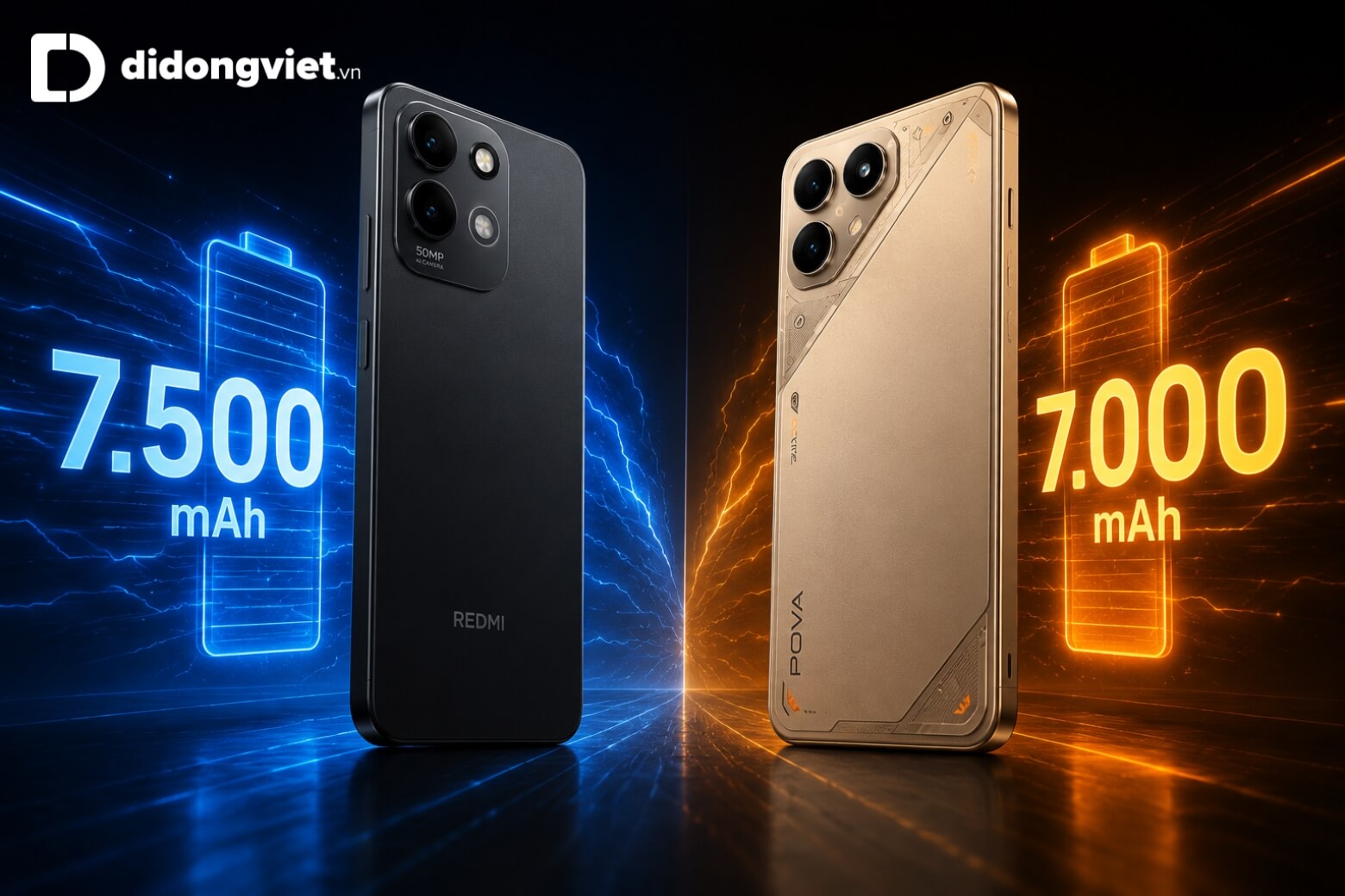 So sánh REDMI 17 và Tecno Pova 7: Nên mua máy nào để chạy app và chơi game? 11 So sánh Xiaomi REDMI 17 và Tecno Pova 7 dung lượng pin sạc