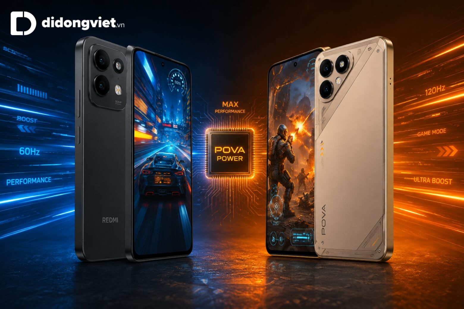 So sánh REDMI 17 và Tecno Pova 7: Nên mua máy nào để chạy app và chơi game? 9 So sánh Xiaomi REDMI 17 và Tecno Pova 7 hiệu năng xử lý
