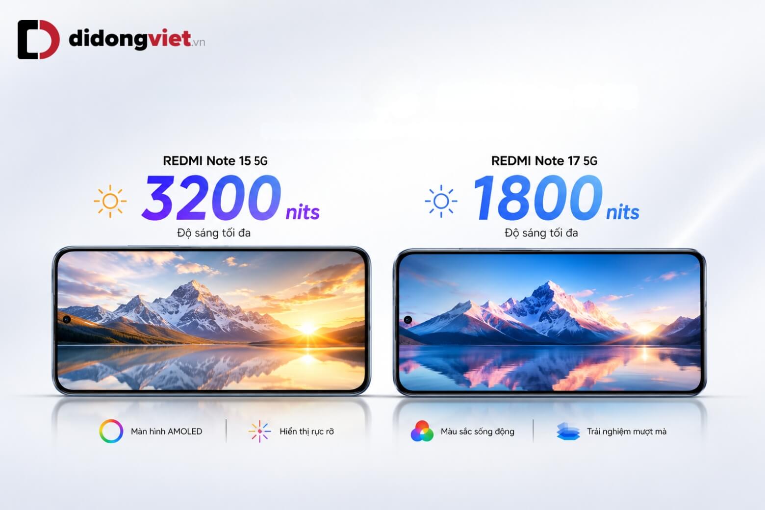 So sánh REDMI Note 17 5G và REDMI Note 15 5G: Đâu là lựa chọn phù hợp? 11 So sánh REDMI Note 17 5G và REDMI Note 15 5G màn hình
