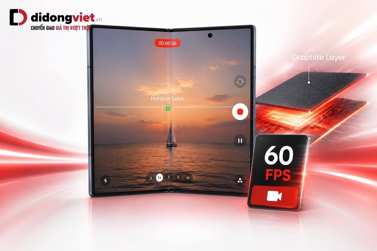 Cơ chế hoạt động của tính năng khóa đường chân trời trên Samsung Galaxy Z Fold8, Z Fold8 Ultra và Z Flip8 6 Tính năng khóa đường chân trời trên Samsung Galaxy Z Fold8, Z Fold8 Ultra và Z Flip8 tốc độ 60fps