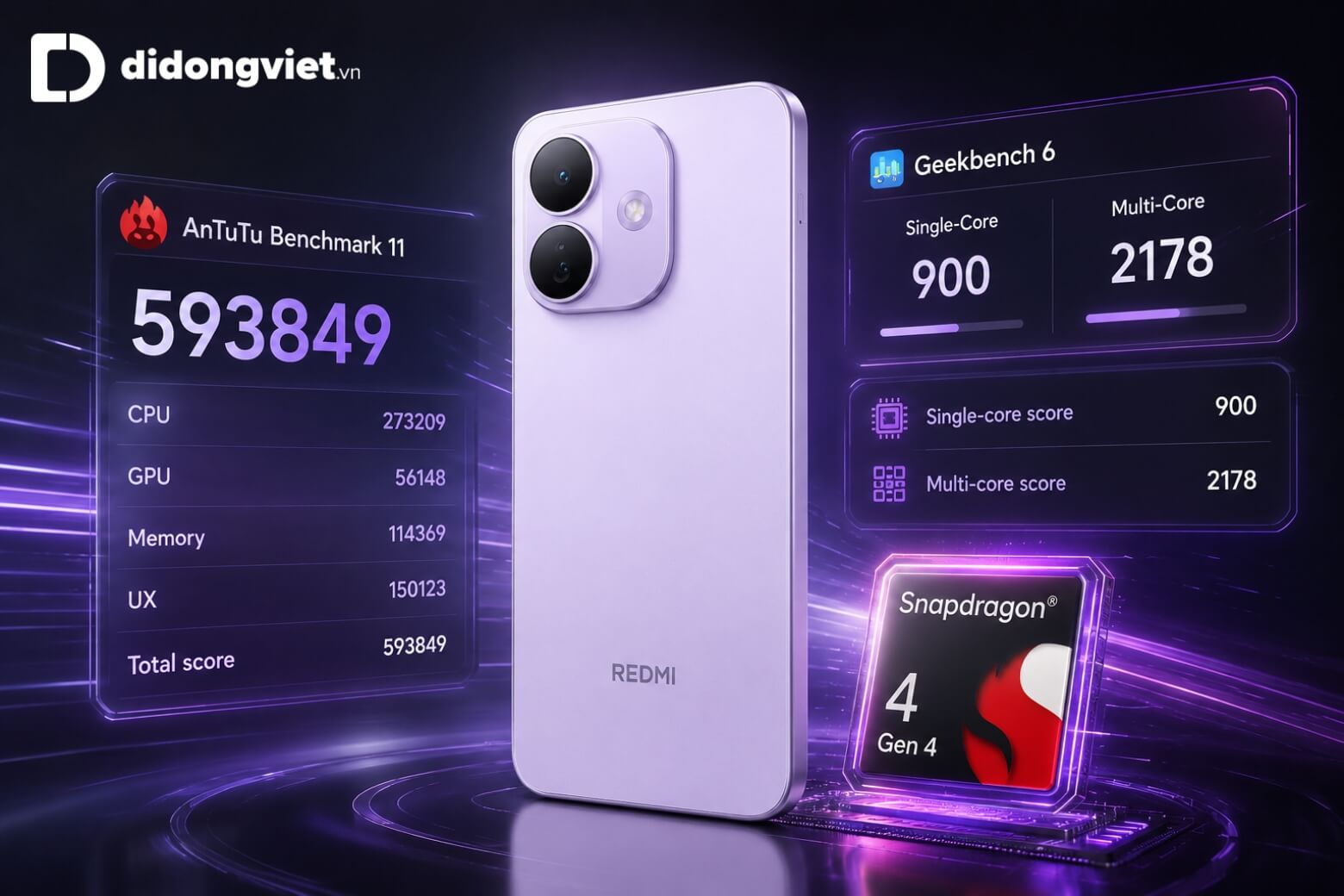 Trải nghiệm REDMI Note 17 thực tế có đáng để lựa chọn? 9 Trải nghiệm Xiaomi REDMI Note 17 hiệu năng Snapdragon 4 Gen 4