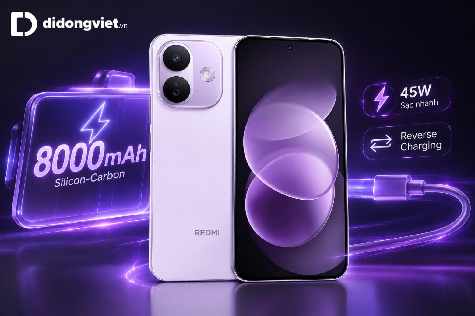 Trải nghiệm REDMI Note 17 thực tế có đáng để lựa chọn? 11 Trải nghiệm Xiaomi REDMI Note 17 pin 8000mAh Silicon-Carbon