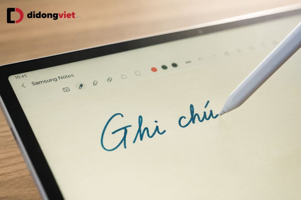 Trên tay Samsung Galaxy Tab S10 FE: Đánh giá thực tế và bài toán chi phí mua sắm 5 Trên tay Samsung Galaxy Tab S10 FE: bút s pen
