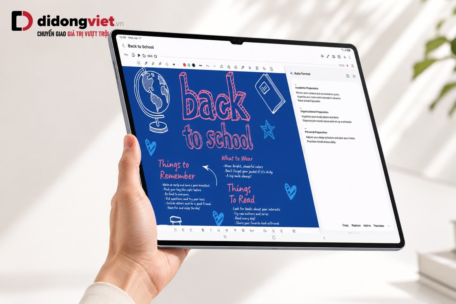 Trên tay Samsung Galaxy Tab S10 Plus với màn hình chống chói và sức mạnh AI 6 Trên tay Samsung Galaxy Tab S10 Plus độ mỏng 5.6mm