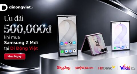 Hướng dẫn đổi điểm SkyJoy nhận voucher 500.000 đồng mua Samsung Z Mới tại Di Động Việt