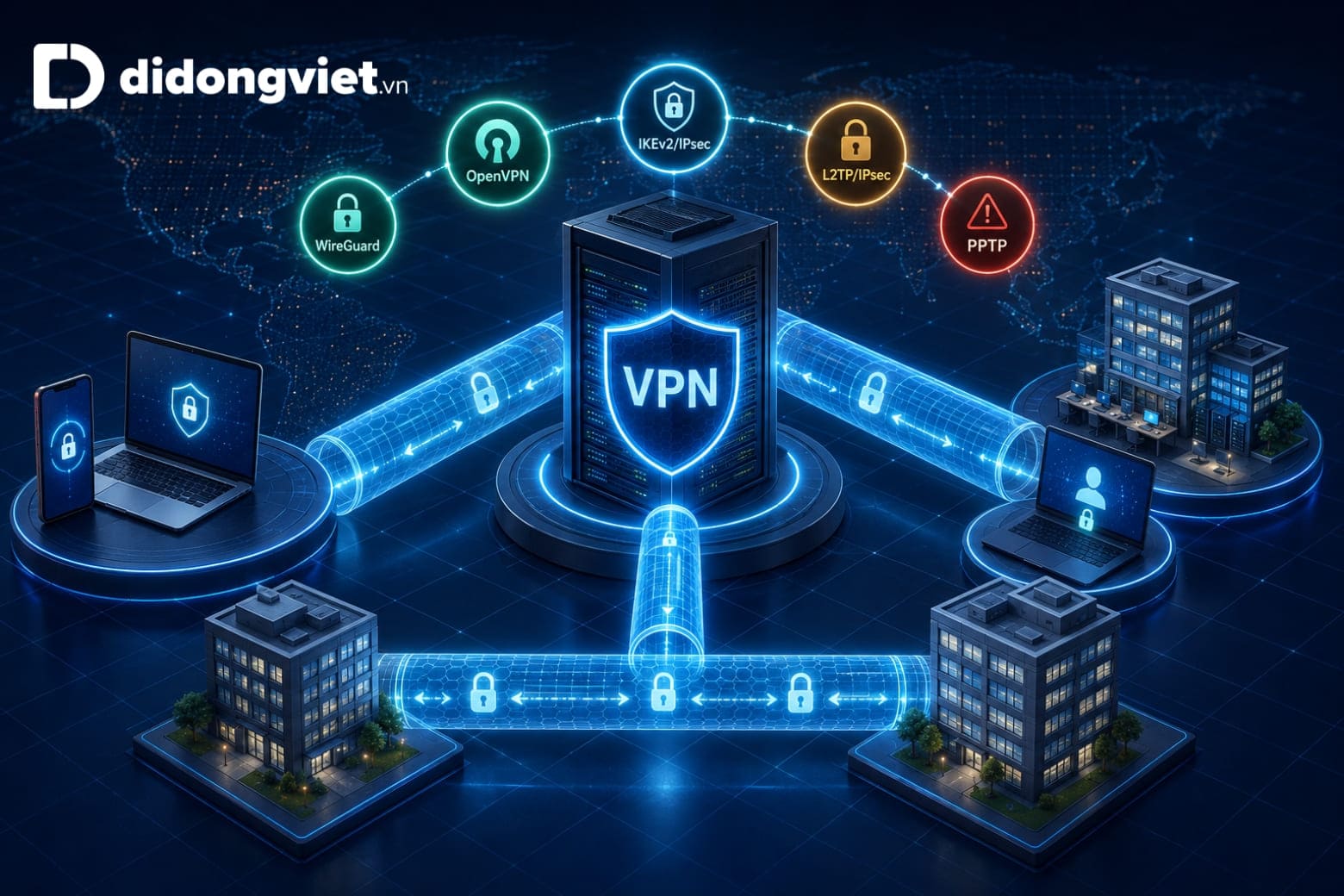 VPN là gì? Cách hoạt động, lợi ích và cách dùng an toàn cho bạn 10 Khám phá những loại VPN cùng giao thức thường được sử dụng hiện nay