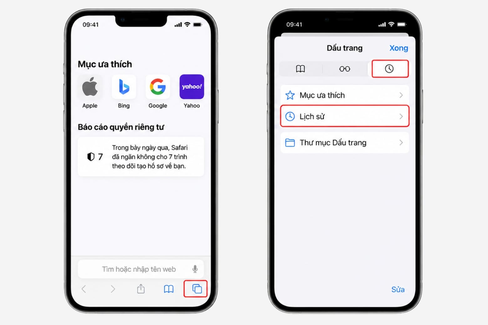 Cách xoá lịch sử tìm kiếm trên iPhone chi tiết, dễ thực hiện 12 Chọn Lịch sử