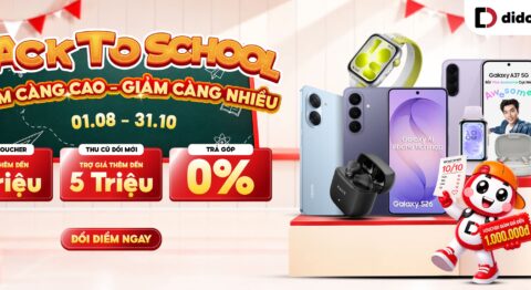 Back To School 2026: Điểm Thi Càng Cao, Giảm Giá Càng Nhiều Tại Di Động Việt Back To School 2026: Điểm Thi Càng Cao, Giảm Giá Càng Nhiều Tại Di Động Việt