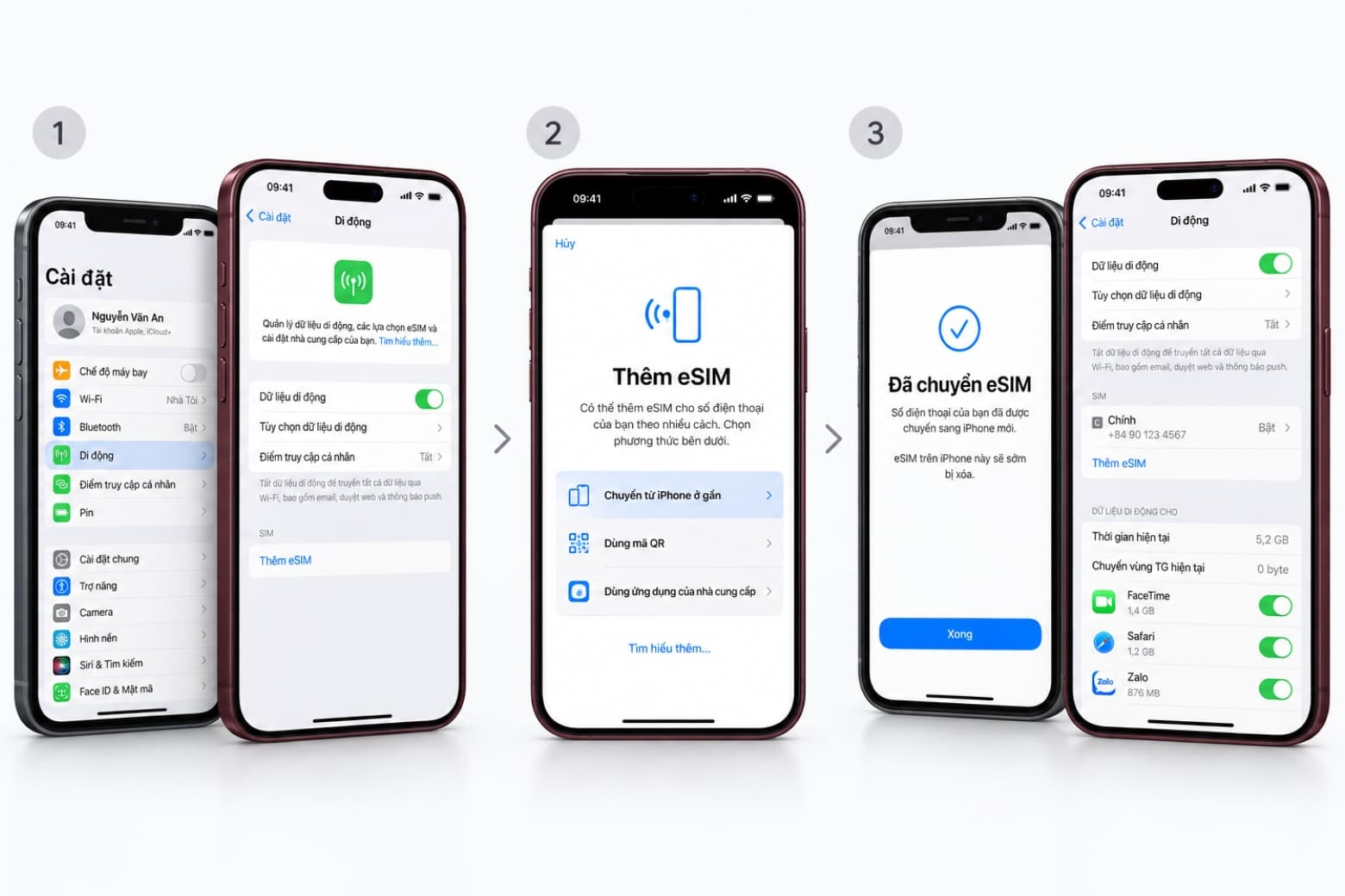 Cách cài eSIM trên iPhone 18 Pro Max nhanh và chính xác 17 Chuyển eSIM từ iPhone cũ mà không cần đăng ký lại thuê bao