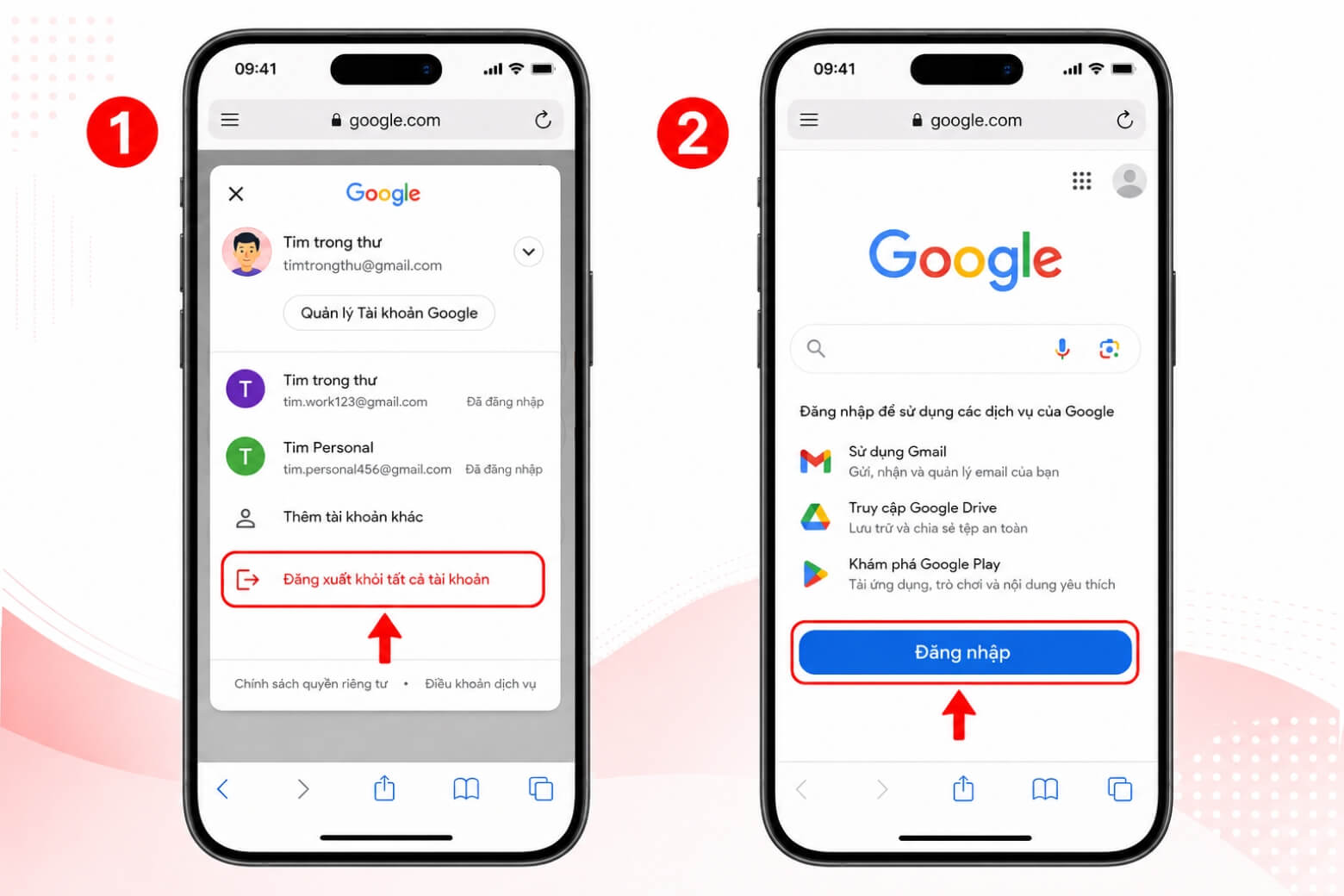 Hướng dẫn cách đăng xuất Gmail trên iPhone an toàn, dễ thực hiện 11 Cách đăng xuất Gmail trên iPhone bằng trình duyệt Safari