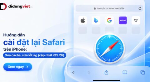 Hướng dẫn cài đặt lại safari trên iPhone